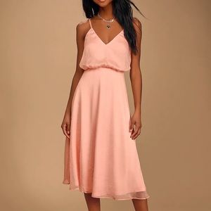 Blush pink dress